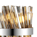 NL9512PN/SM9 Kaffer 6 Light Table Lamp Polished Nickel Smoke