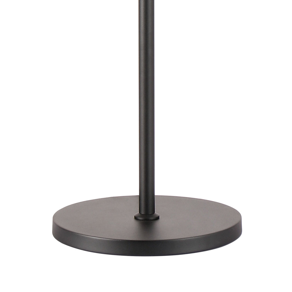 NL9514BL/AM9 Kaffer 8 Light Floor Lamp Satin Black Amber