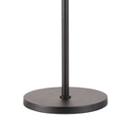 NL9514BL/AM9 Kaffer 8 Light Floor Lamp Satin Black Amber