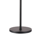 NL9514BL/CL9 Kaffer 8 Light Floor Lamp Satin Black Clear