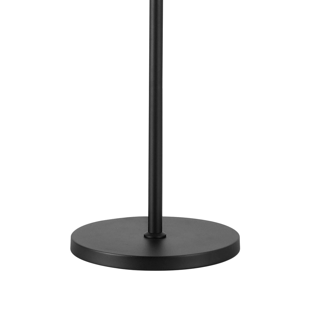 NL9514BL/SM9 Kaffer 8 Light Floor Lamp Satin Black Smoke