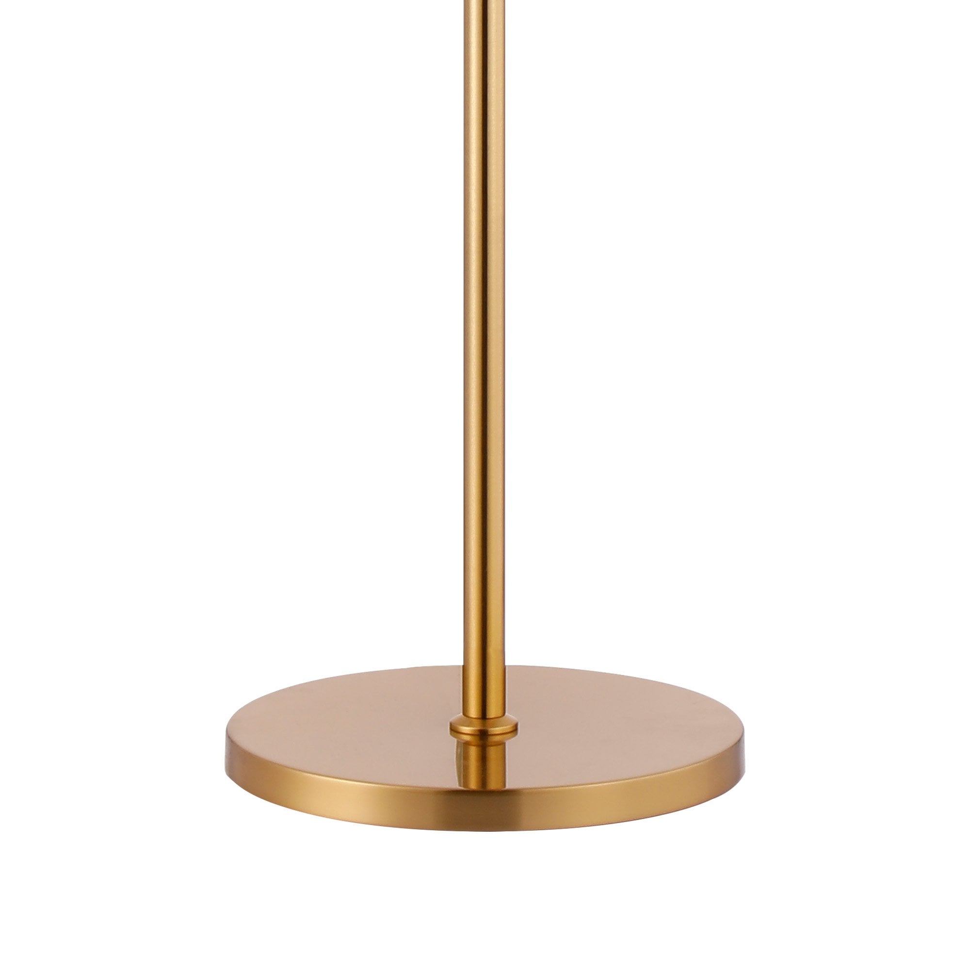 NL9514BR/AM9 Kaffer 8 Light Floor Lamp Brass Amber