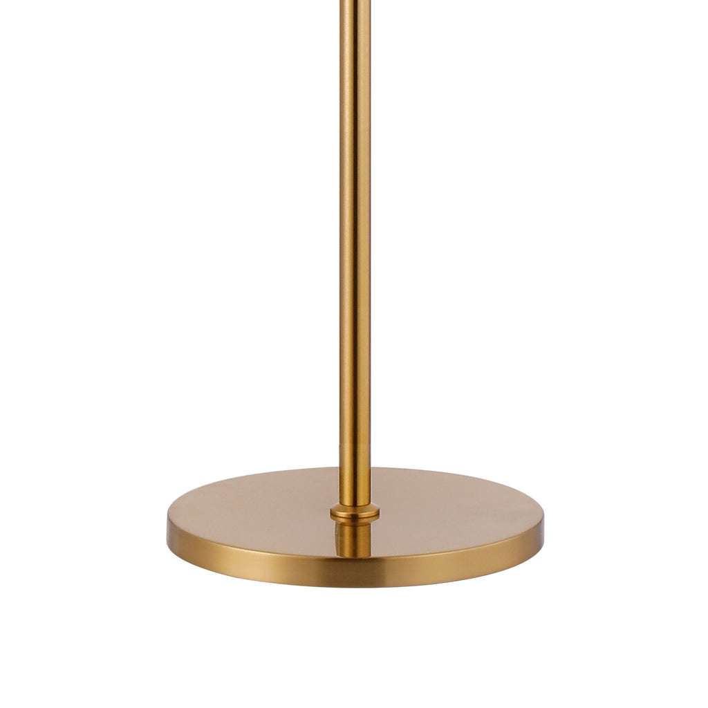 NL9514BR/CL9 Kaffer 8 Light Floor Lamp Brass Clear
