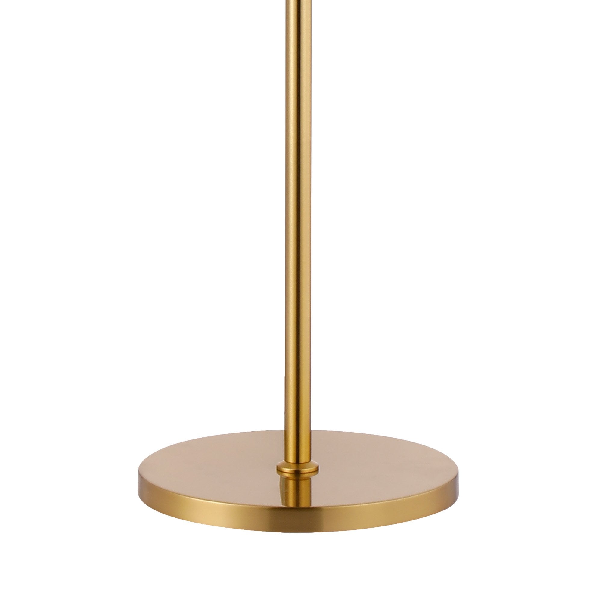 NL9514BR/SM9 Kaffer 8 Light Floor Lamp Brass Smoke