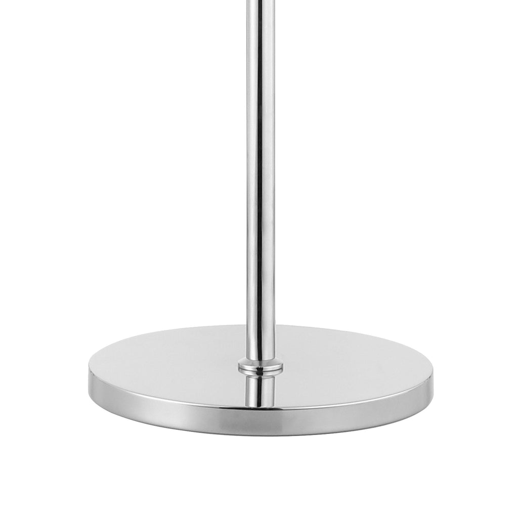 NL9514PN/AM9 Kaffer 8 Light Floor Lamp Polished Nickel Amber