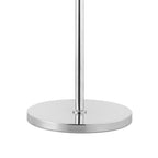 NL9514PN/AM9 Kaffer 8 Light Floor Lamp Polished Nickel Amber