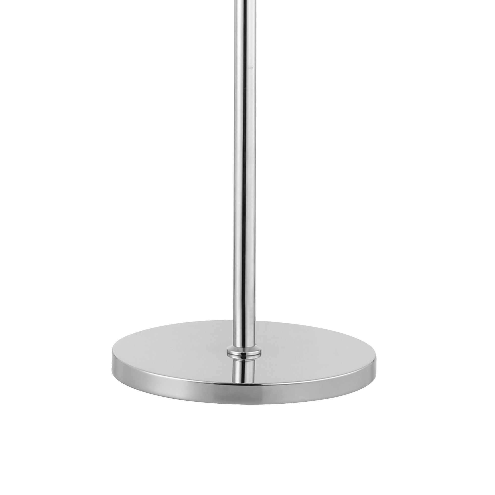 NL9514PN/CL9 Kaffer 8 Light Floor Lamp Polished Nickel Clear