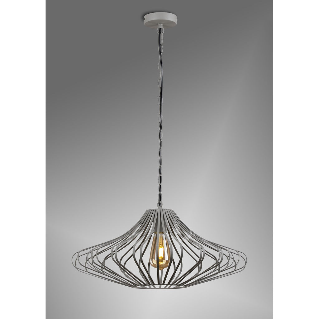 NL74339 Kat 1 Light Pendant Sand Grey