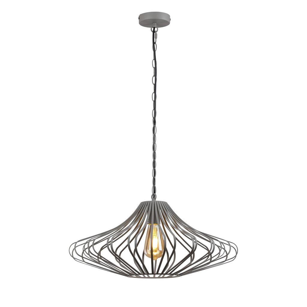 NL74339 Kat 1 Light Pendant Sand Grey