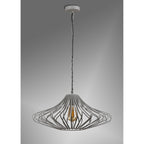 NL74339 Kat 1 Light Pendant Sand Grey