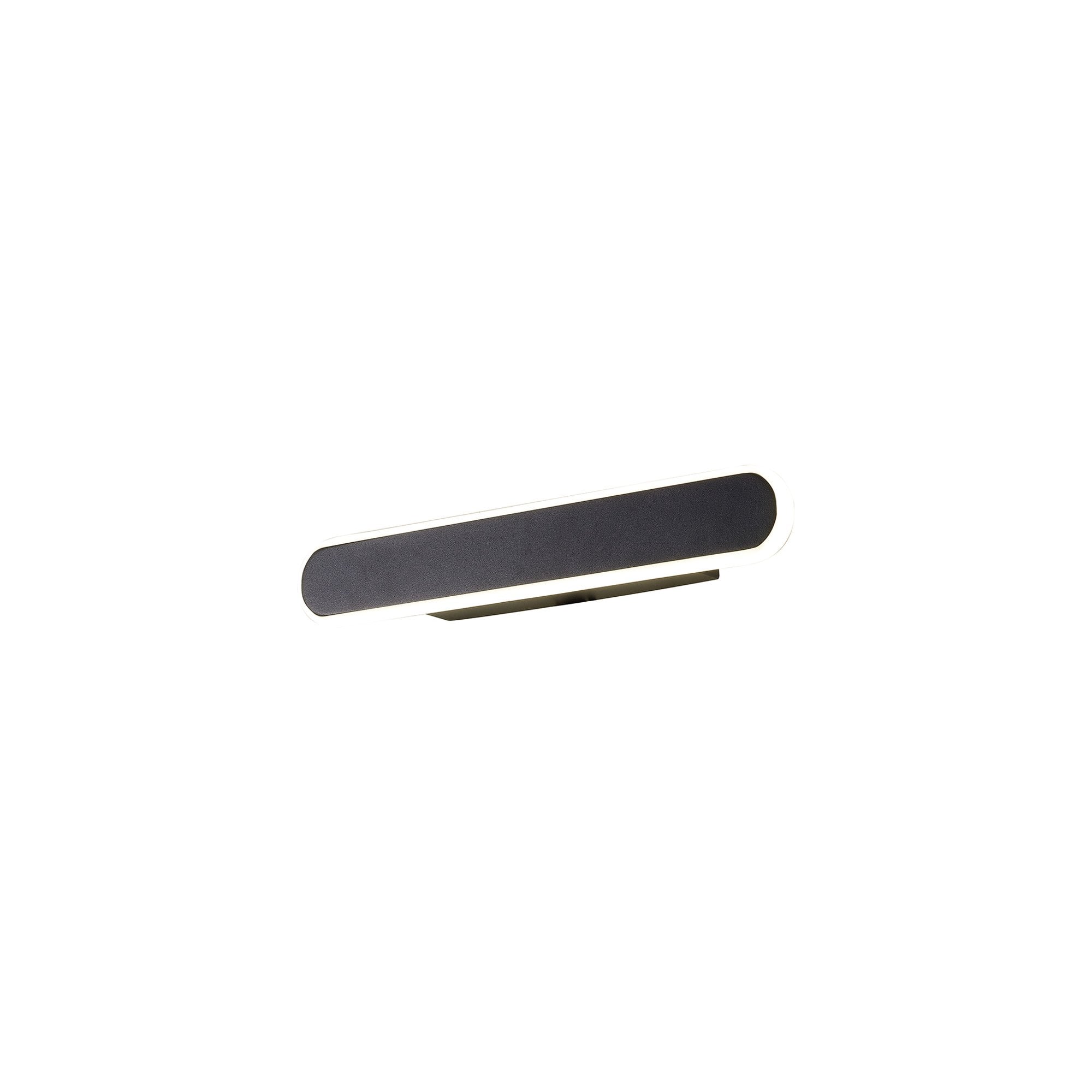NL7765BL9 Kava 1 LED Wall Light Satin Black Matt White