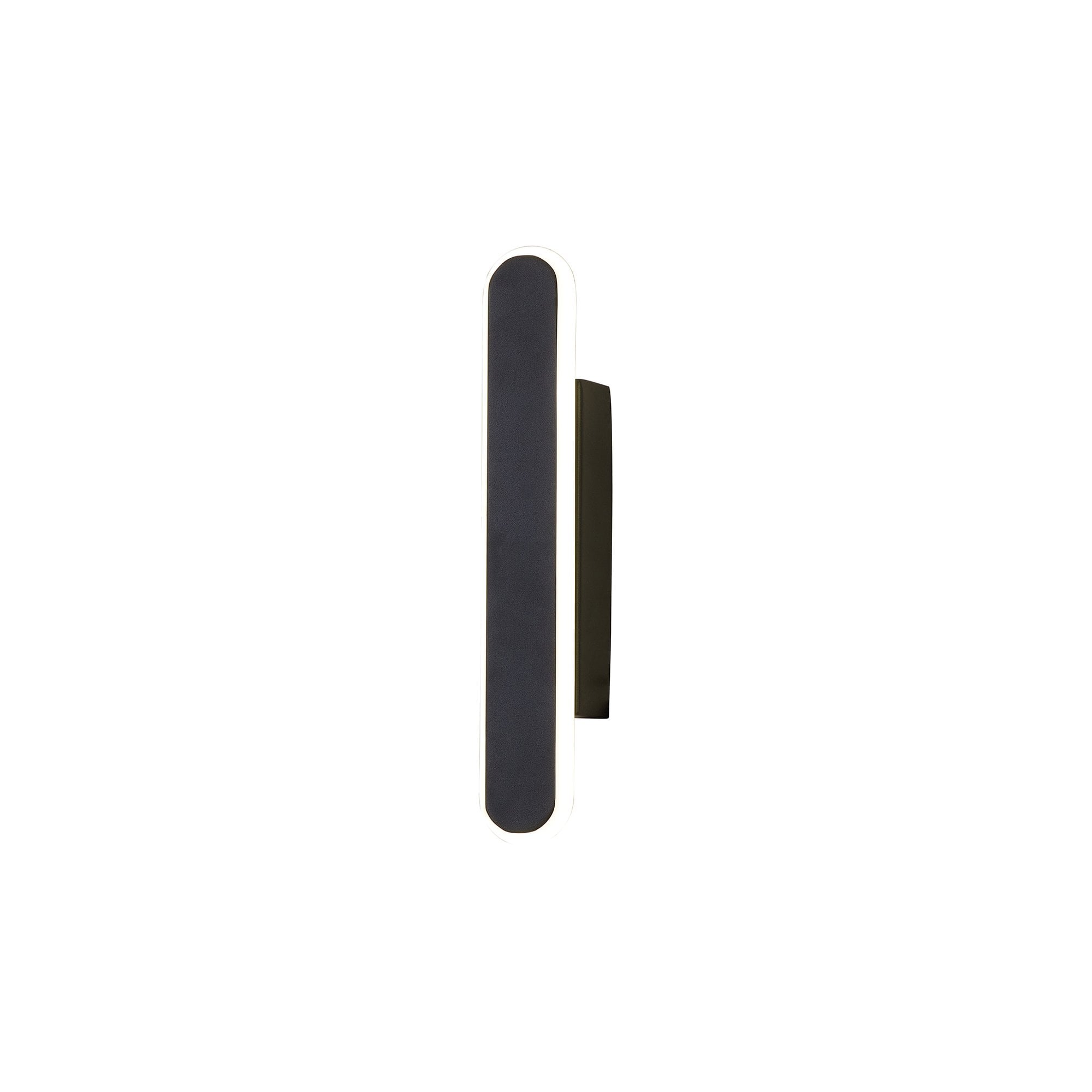 NL7765BL9 Kava 1 LED Wall Light Satin Black Matt White