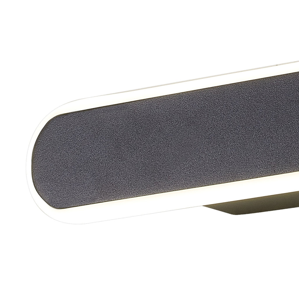 NL7765BL9 Kava 1 LED Wall Light Satin Black Matt White