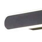 NL7765BL9 Kava 1 LED Wall Light Satin Black Matt White