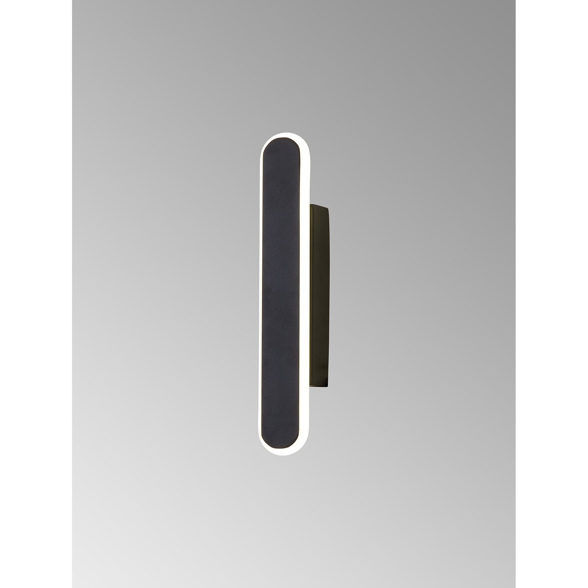 NL7765BL9 Kava 1 LED Wall Light Satin Black Matt White