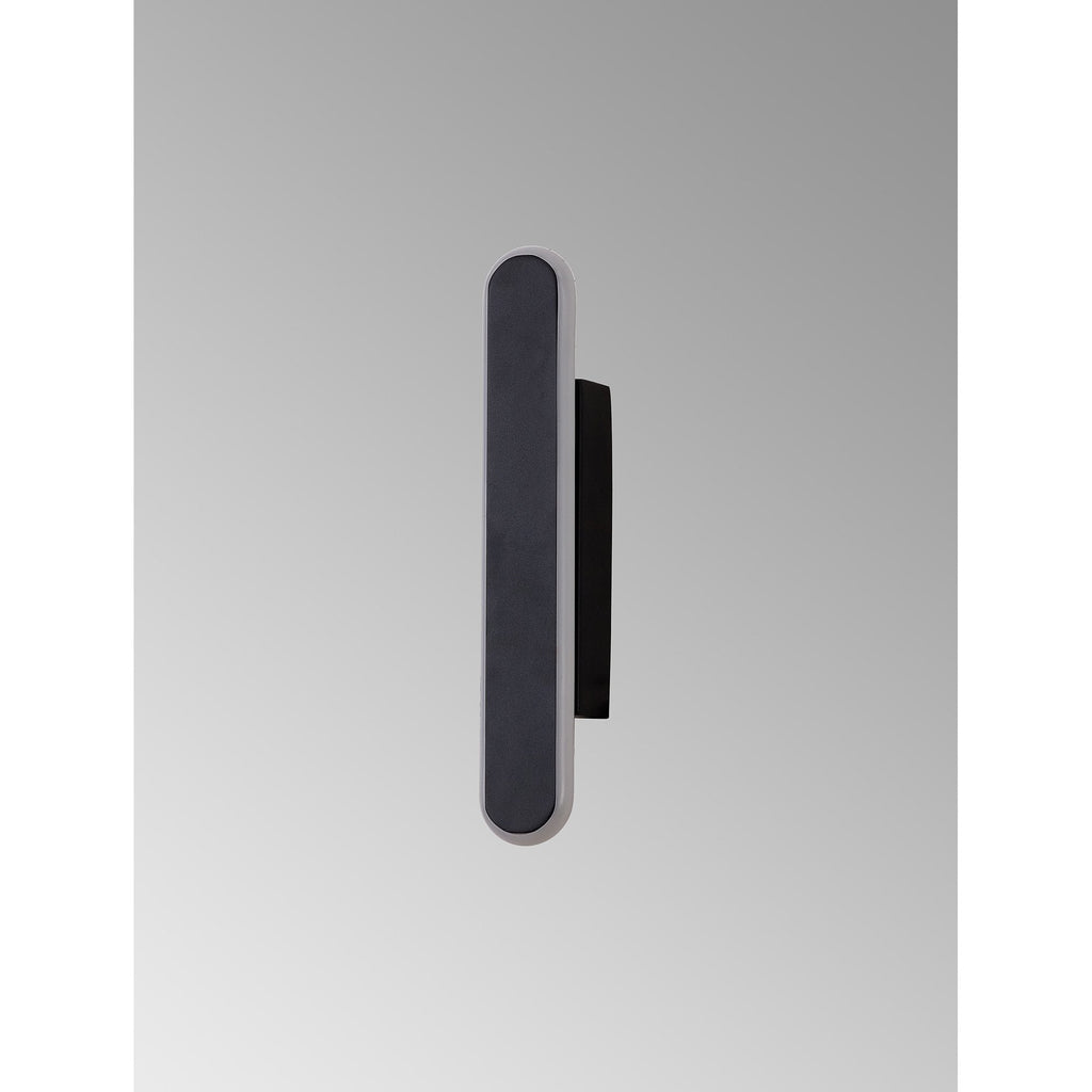 NL7765BL9 Kava 1 LED Wall Light Satin Black Matt White