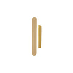 NL7765SG9 Kava 1 LED Wall Light Sand Gold Matt White
