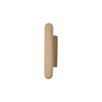 NL7765SG9 Kava 1 LED Wall Light Sand Gold Matt White