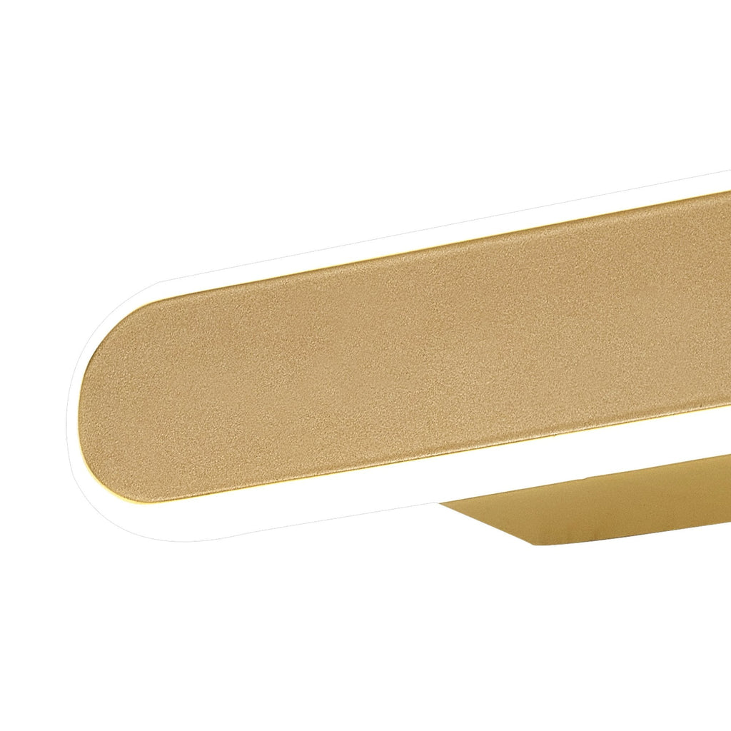 NL7765SG9 Kava 1 LED Wall Light Sand Gold Matt White