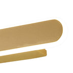 NL7765SG9 Kava 1 LED Wall Light Sand Gold Matt White