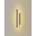 NL7765SG9 Kava 1 LED Wall Light Sand Gold Matt White