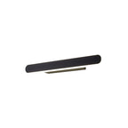 NL7766BL9 Kava 1 LED Wall Light Satin Black Matt White