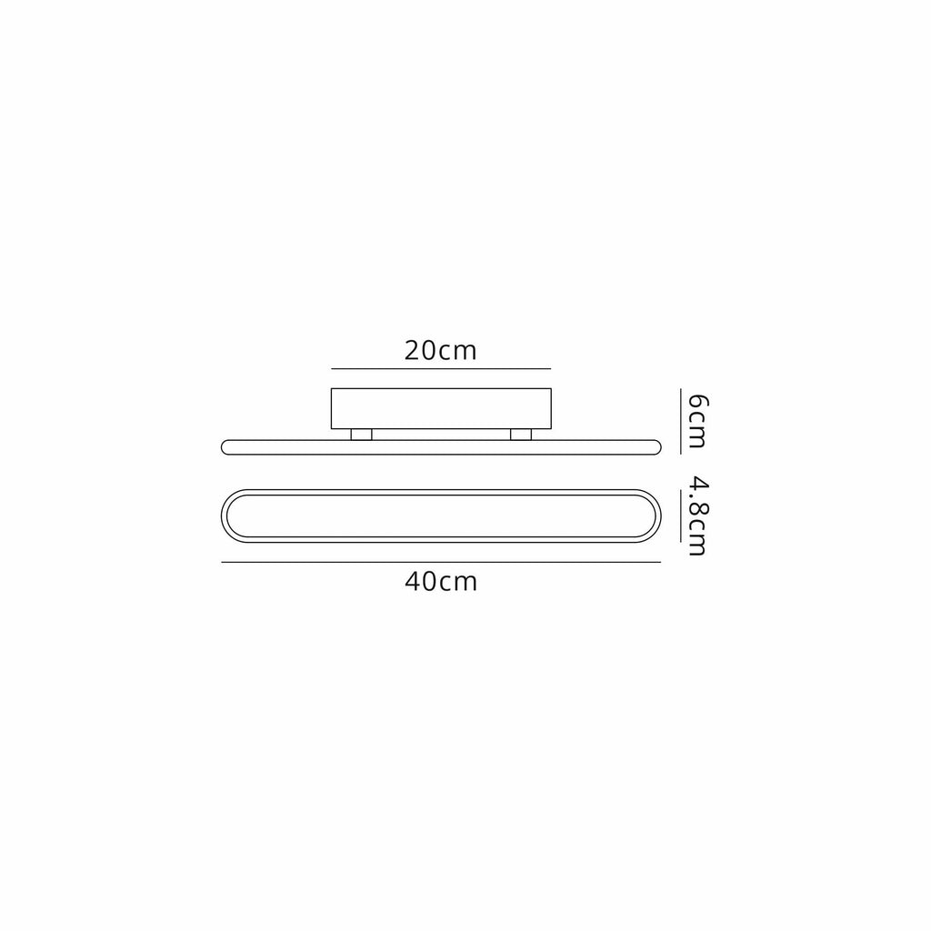 NL7766BL9 Kava 1 LED Wall Light Satin Black Matt White
