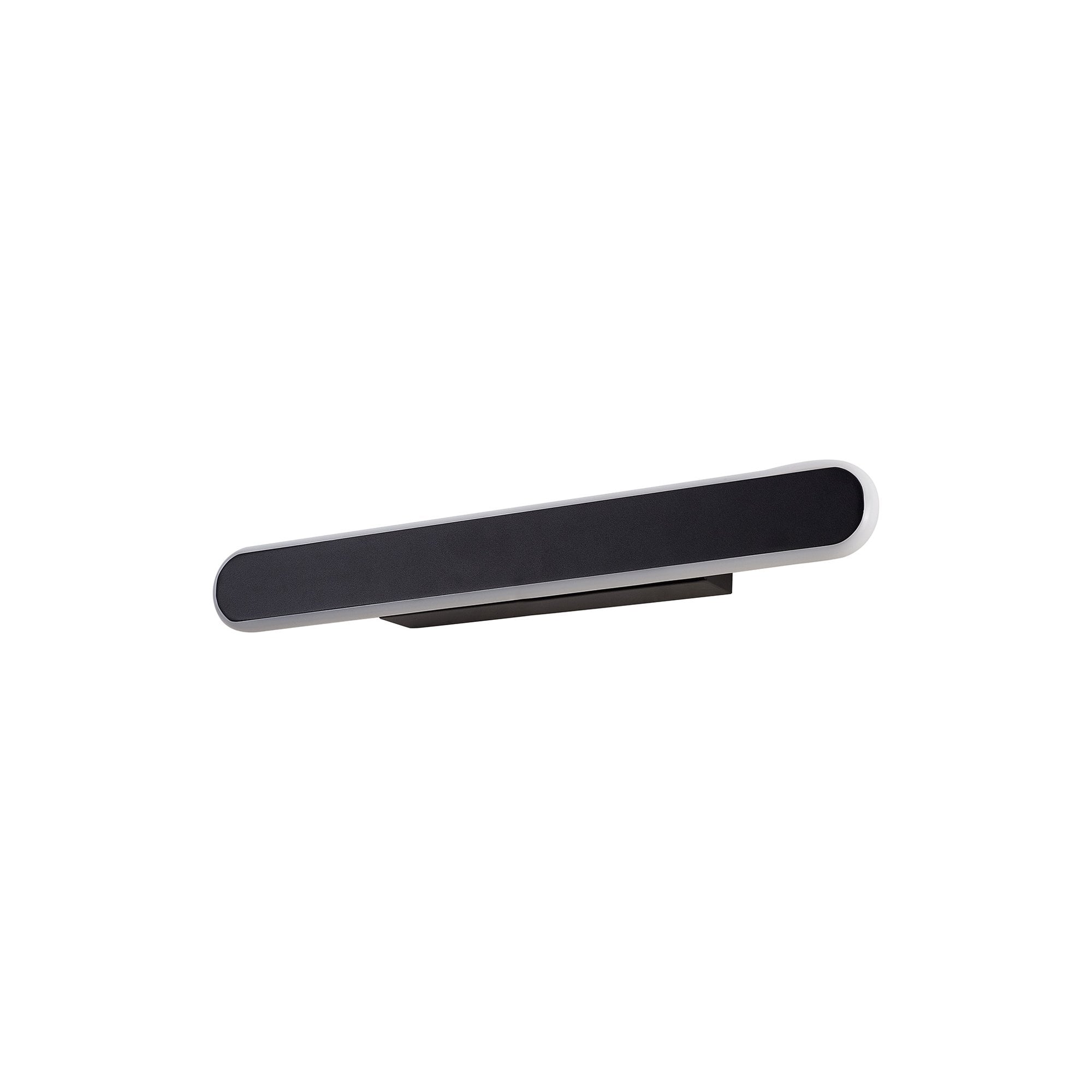 NL7766BL9 Kava 1 LED Wall Light Satin Black Matt White