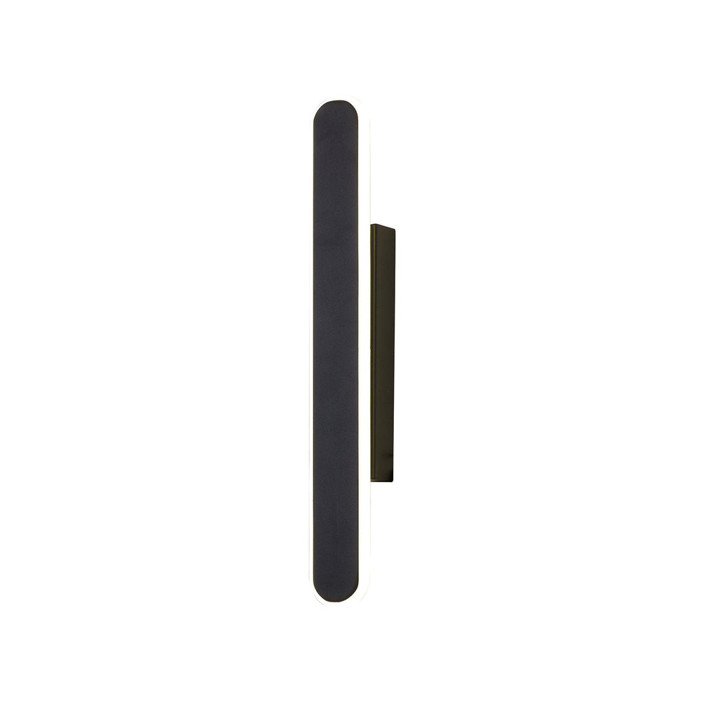 NL7766BL9 Kava 1 LED Wall Light Satin Black Matt White