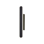 NL7766BL9 Kava 1 LED Wall Light Satin Black Matt White
