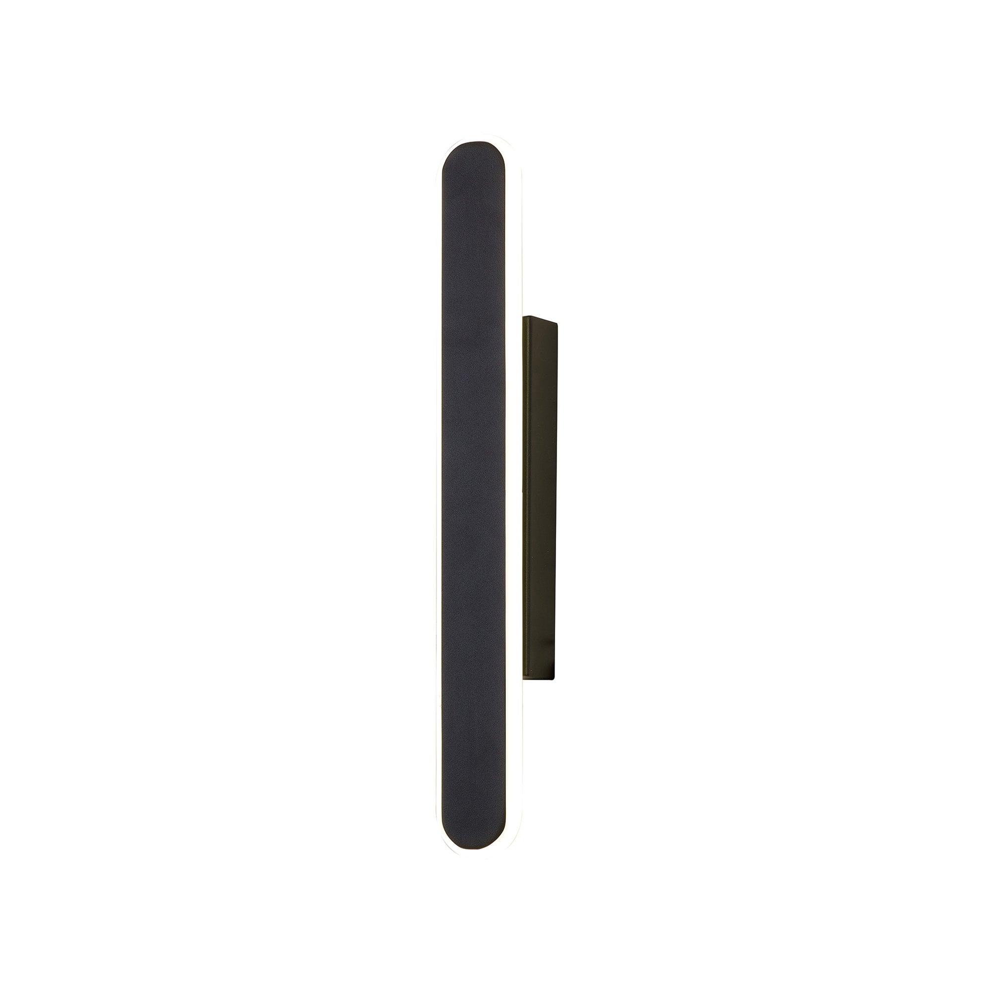 NL7766BL9 Kava 1 LED Wall Light Satin Black Matt White