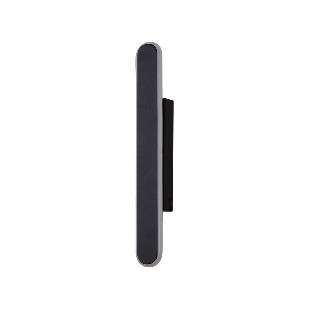 NL7766BL9 Kava 1 LED Wall Light Satin Black Matt White