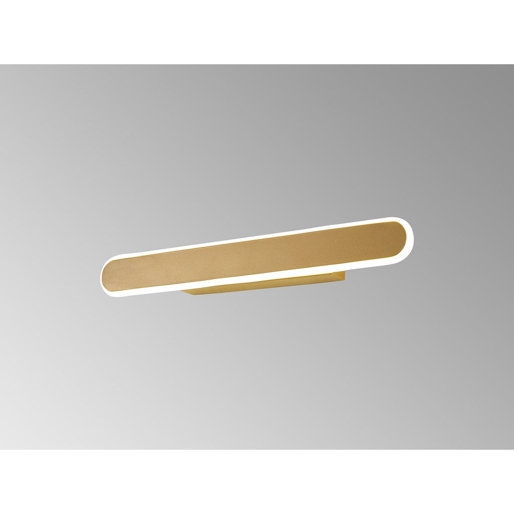 NL7766SG9 Kava 1 LED Wall Light Sand Gold Matt White