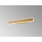 NL7766SG9 Kava 1 LED Wall Light Sand Gold Matt White