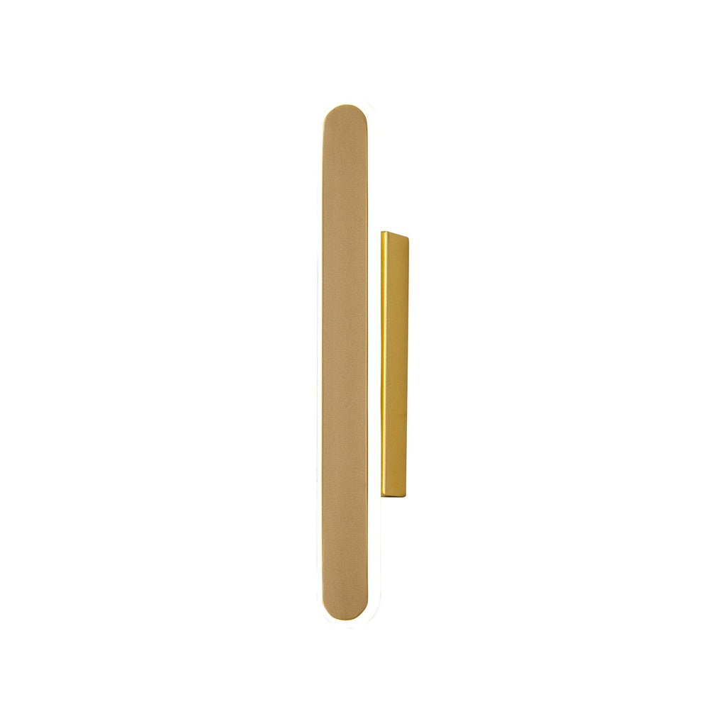 NL7766SG9 Kava 1 LED Wall Light Sand Gold Matt White