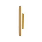 NL7766SG9 Kava 1 LED Wall Light Sand Gold Matt White