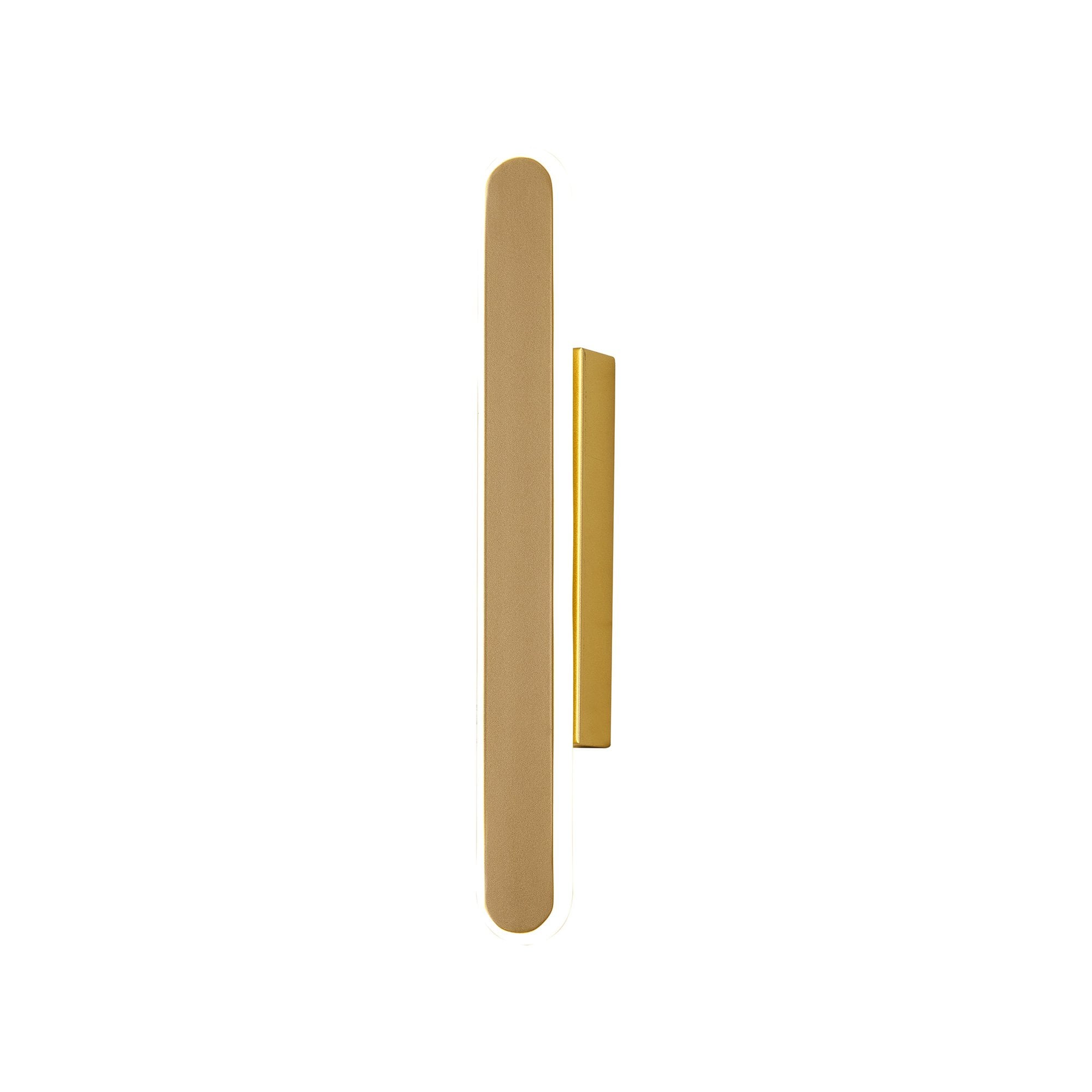 NL7766SG9 Kava 1 LED Wall Light Sand Gold Matt White