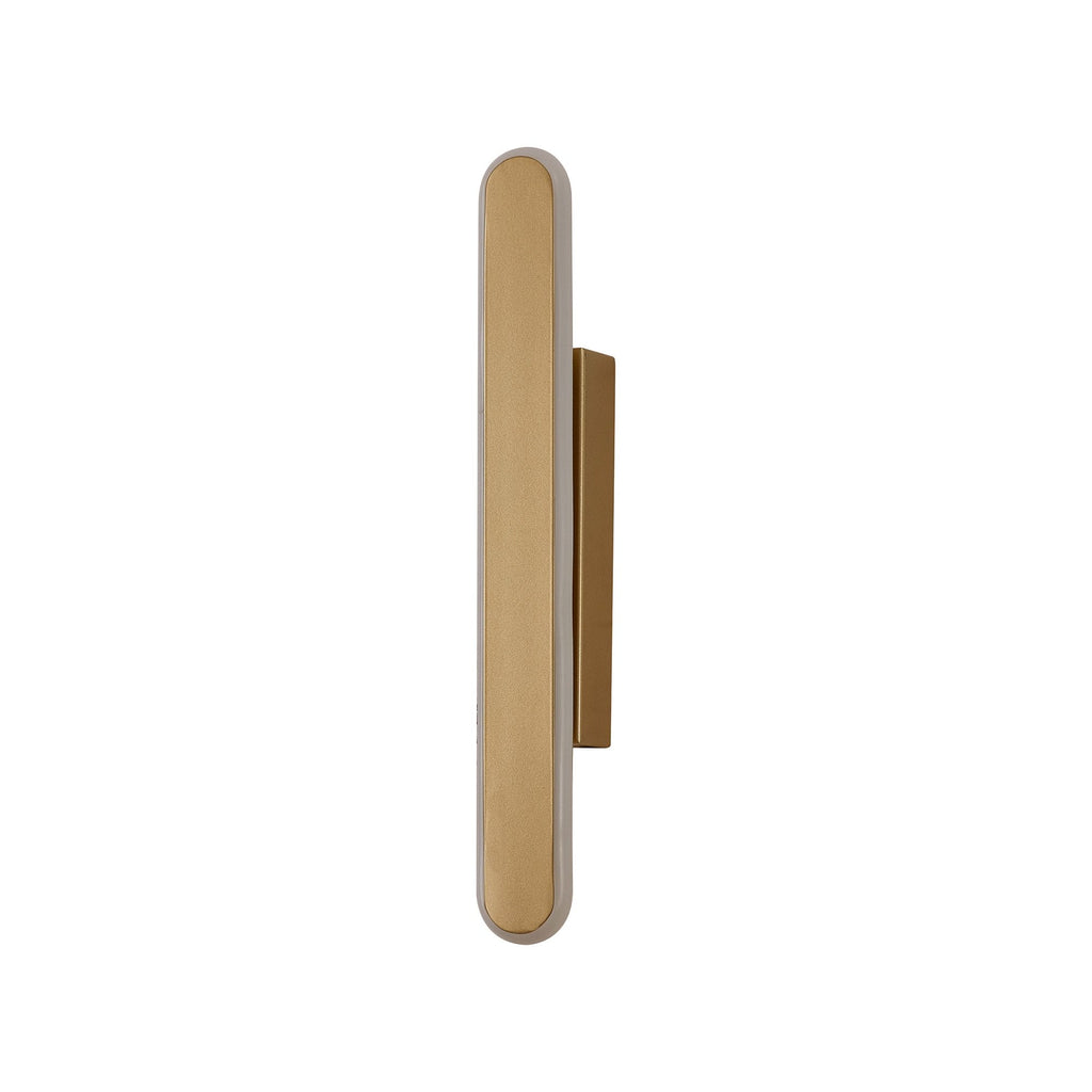 NL7766SG9 Kava 1 LED Wall Light Sand Gold Matt White