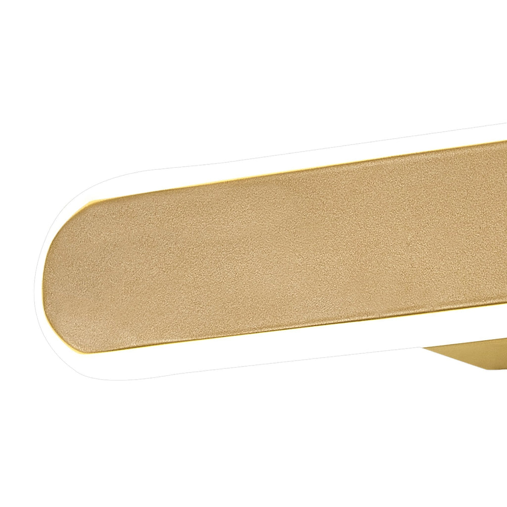 NL7766SG9 Kava 1 LED Wall Light Sand Gold Matt White