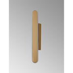 NL7766SG9 Kava 1 LED Wall Light Sand Gold Matt White