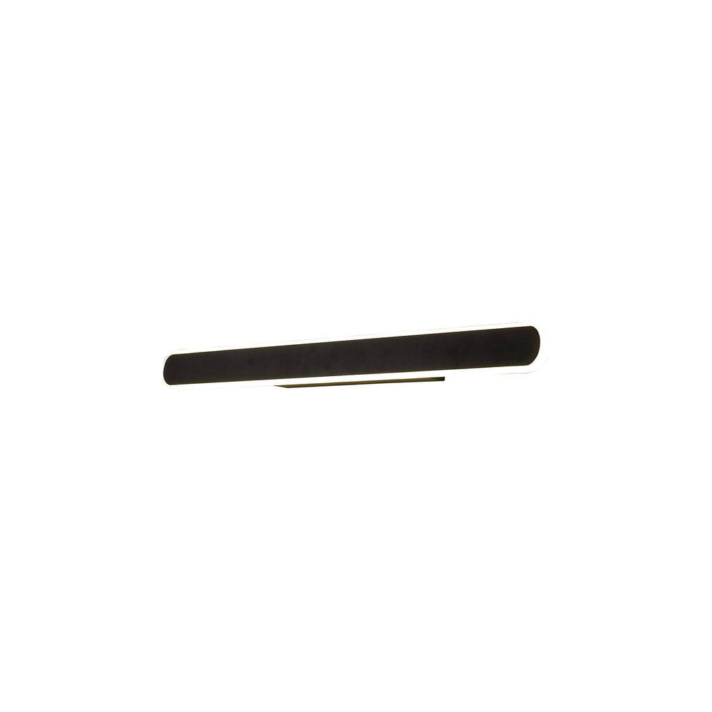 NL7767BL9 Kava 1 LED Wall Light Satin Black Matt White