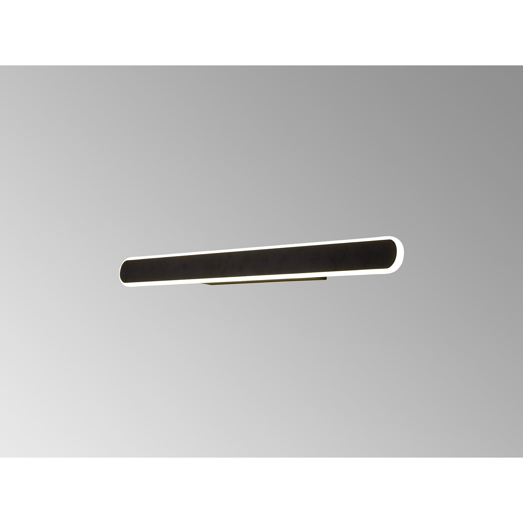 NL7767BL9 Kava 1 LED Wall Light Satin Black Matt White