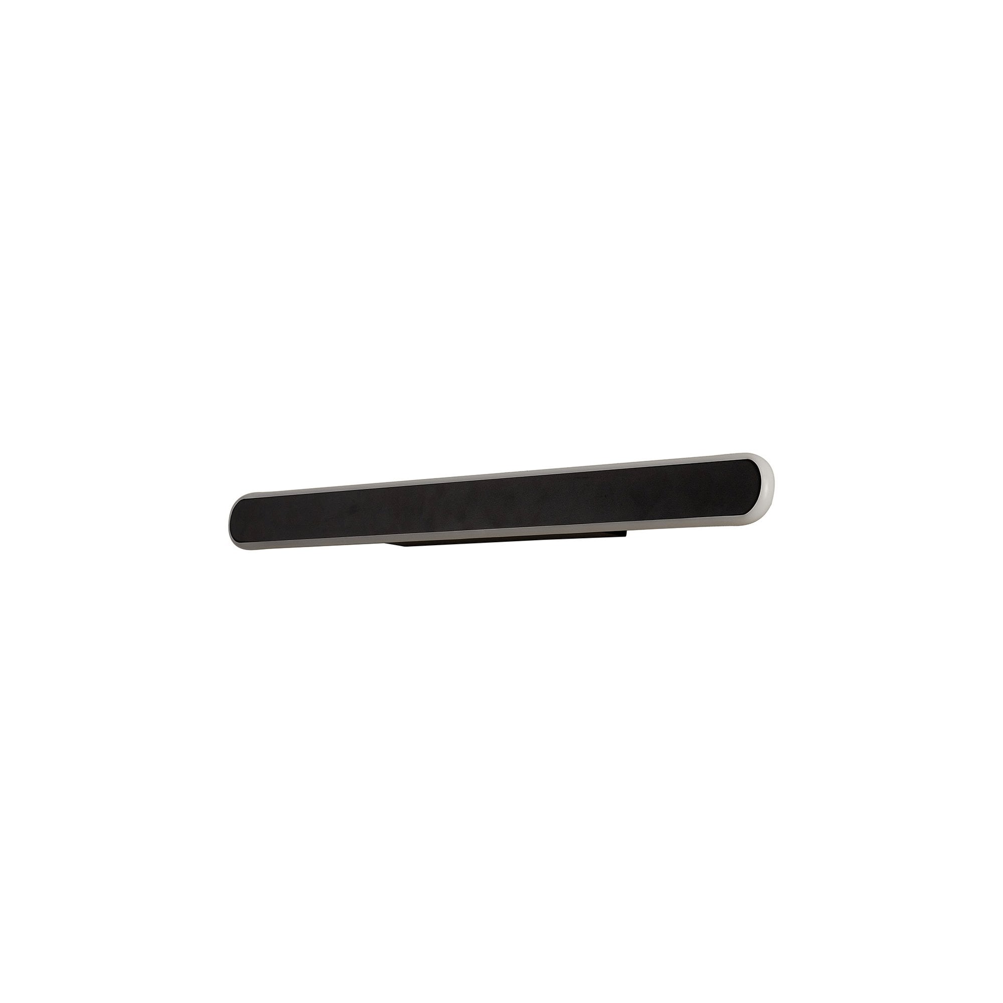NL7767BL9 Kava 1 LED Wall Light Satin Black Matt White