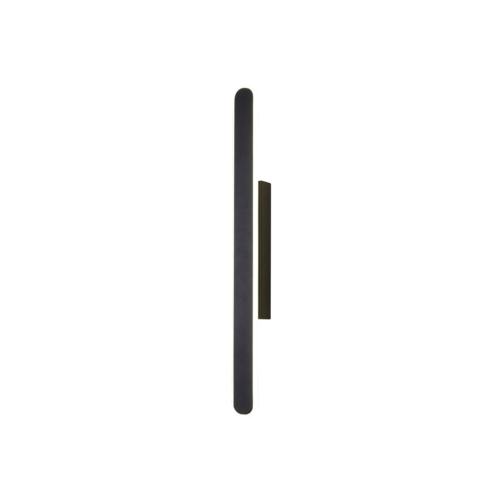 NL7767BL9 Kava 1 LED Wall Light Satin Black Matt White