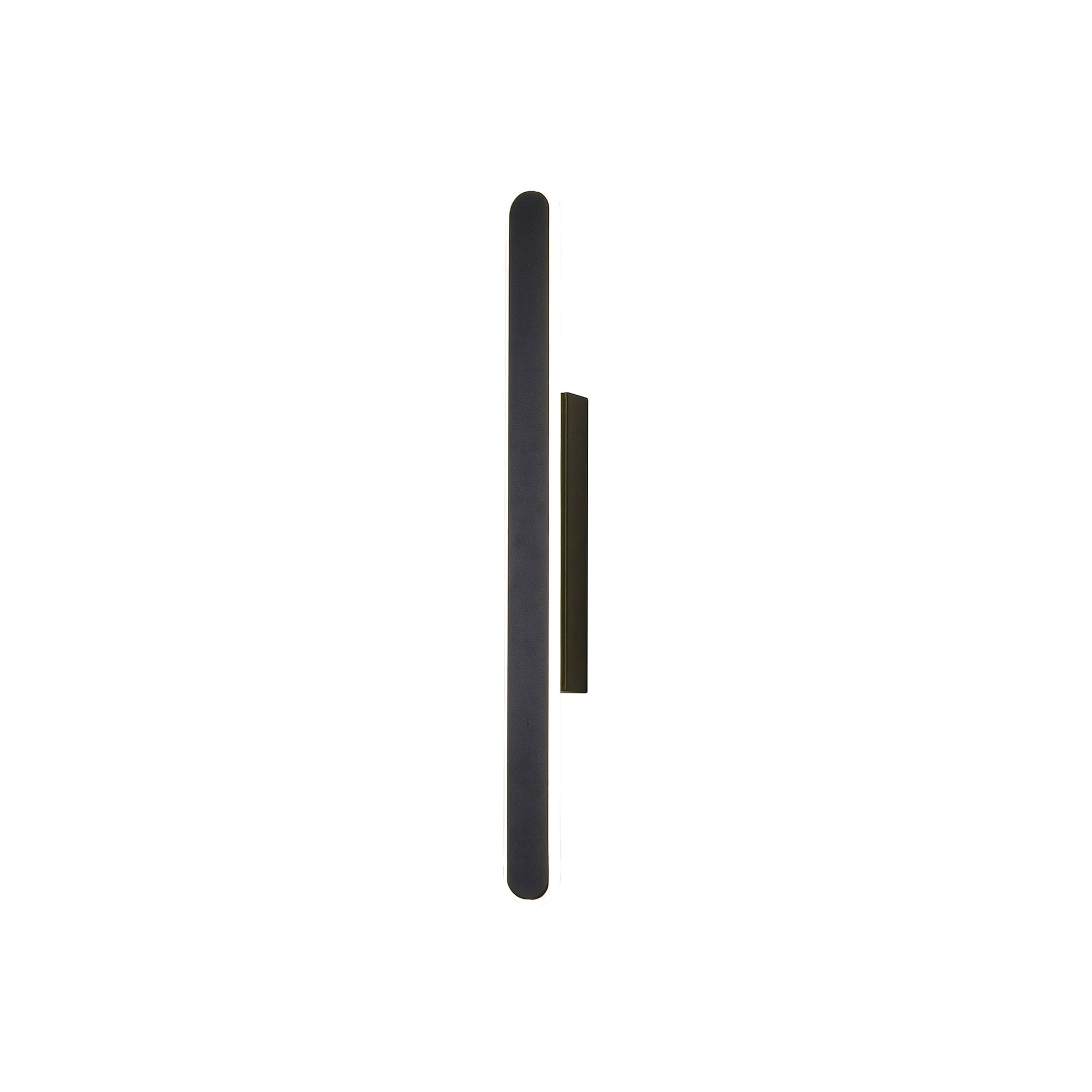 NL7767BL9 Kava 1 LED Wall Light Satin Black Matt White
