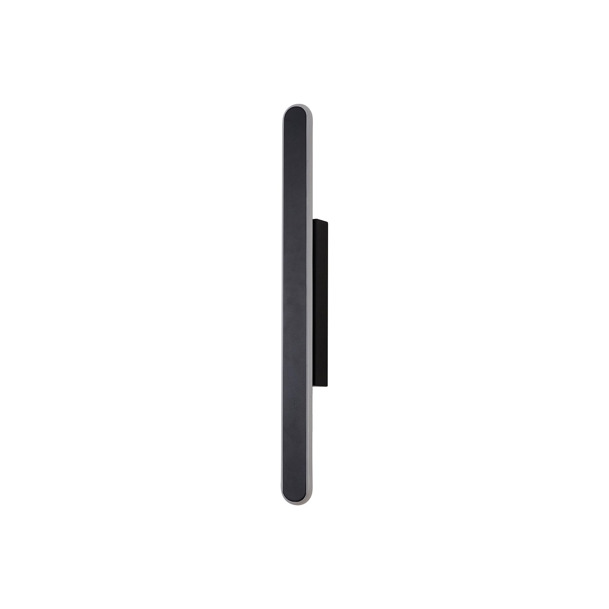 NL7767BL9 Kava 1 LED Wall Light Satin Black Matt White