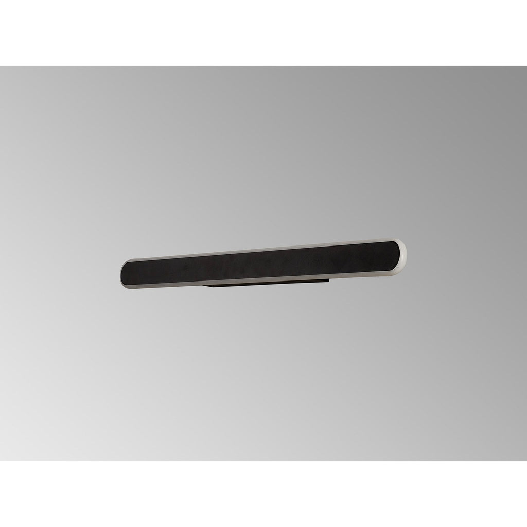 NL7767BL9 Kava 1 LED Wall Light Satin Black Matt White