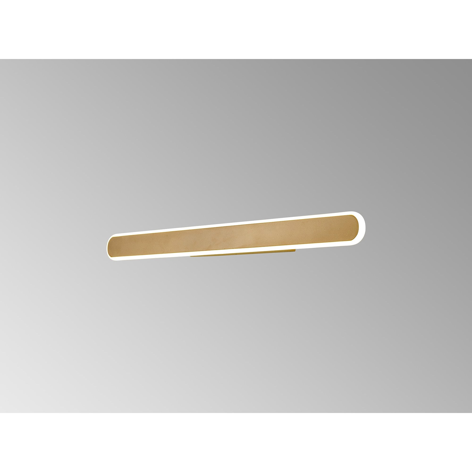 NL7767SG9 Kava 1 LED Wall Light Sand Gold Matt White