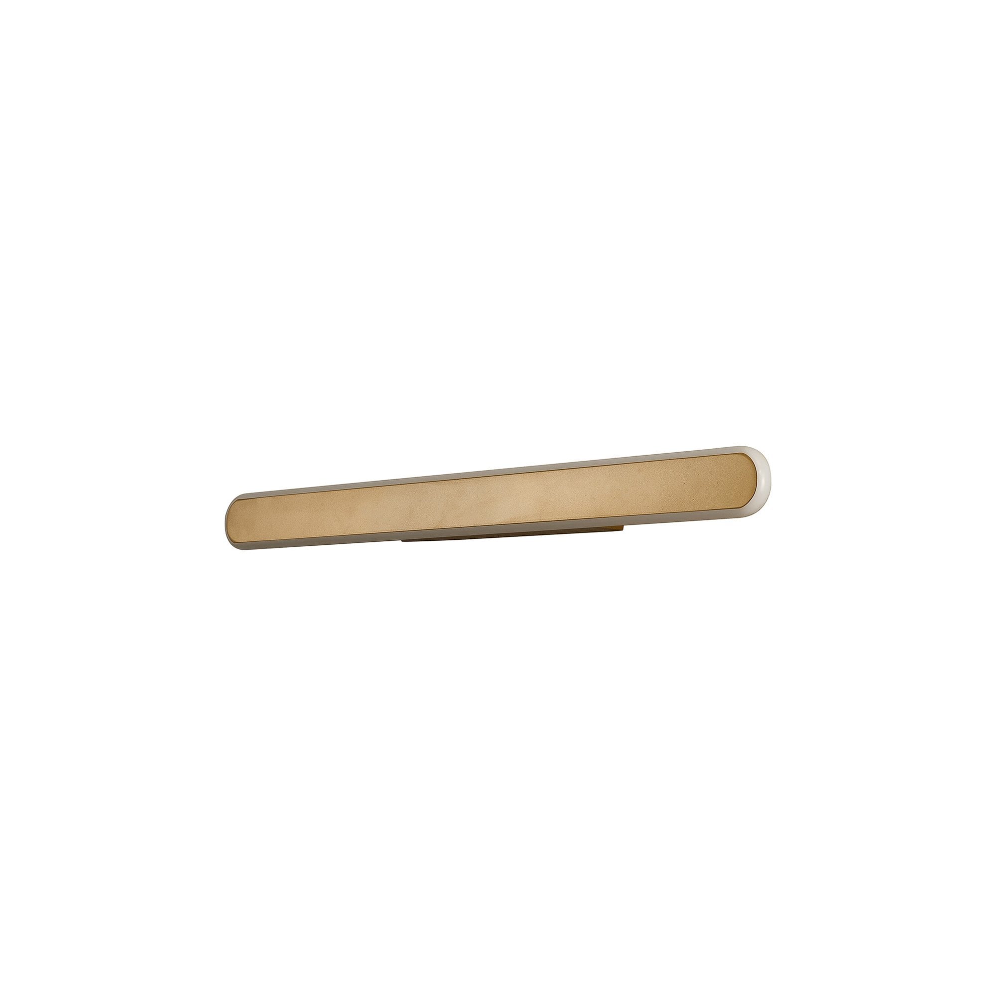 NL7767SG9 Kava 1 LED Wall Light Sand Gold Matt White