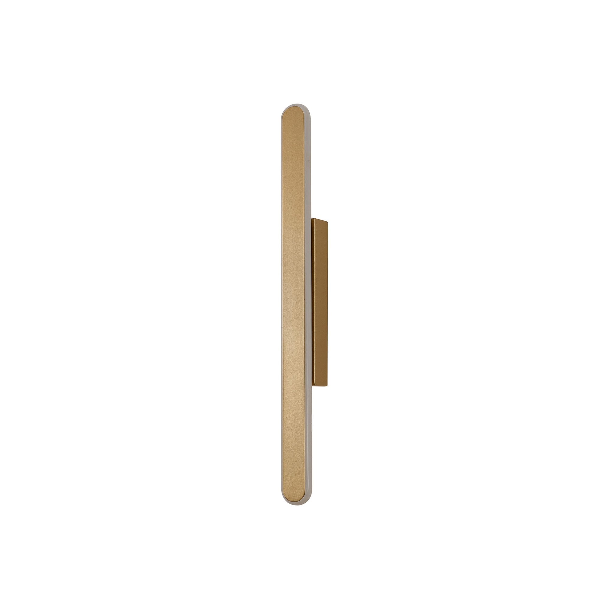 NL7767SG9 Kava 1 LED Wall Light Sand Gold Matt White